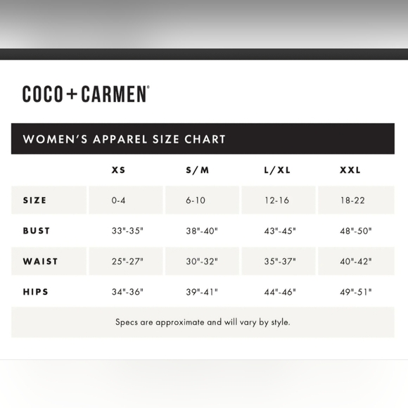 COCO + CARMEN bella tee in black NWT - Picture 9 of 10